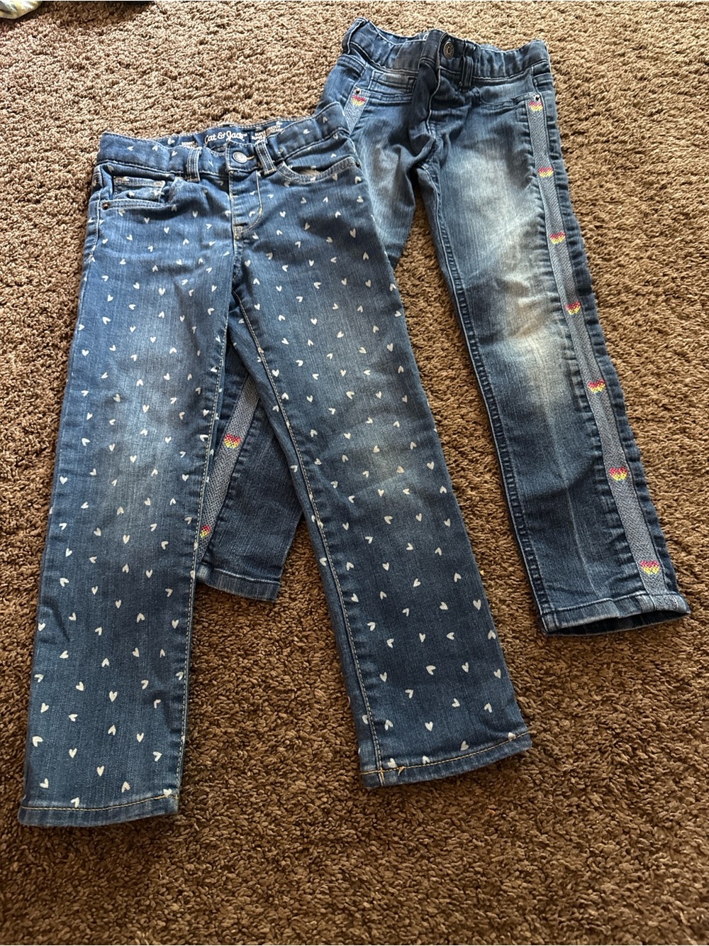 Cat & Jack jeans set, size 5T